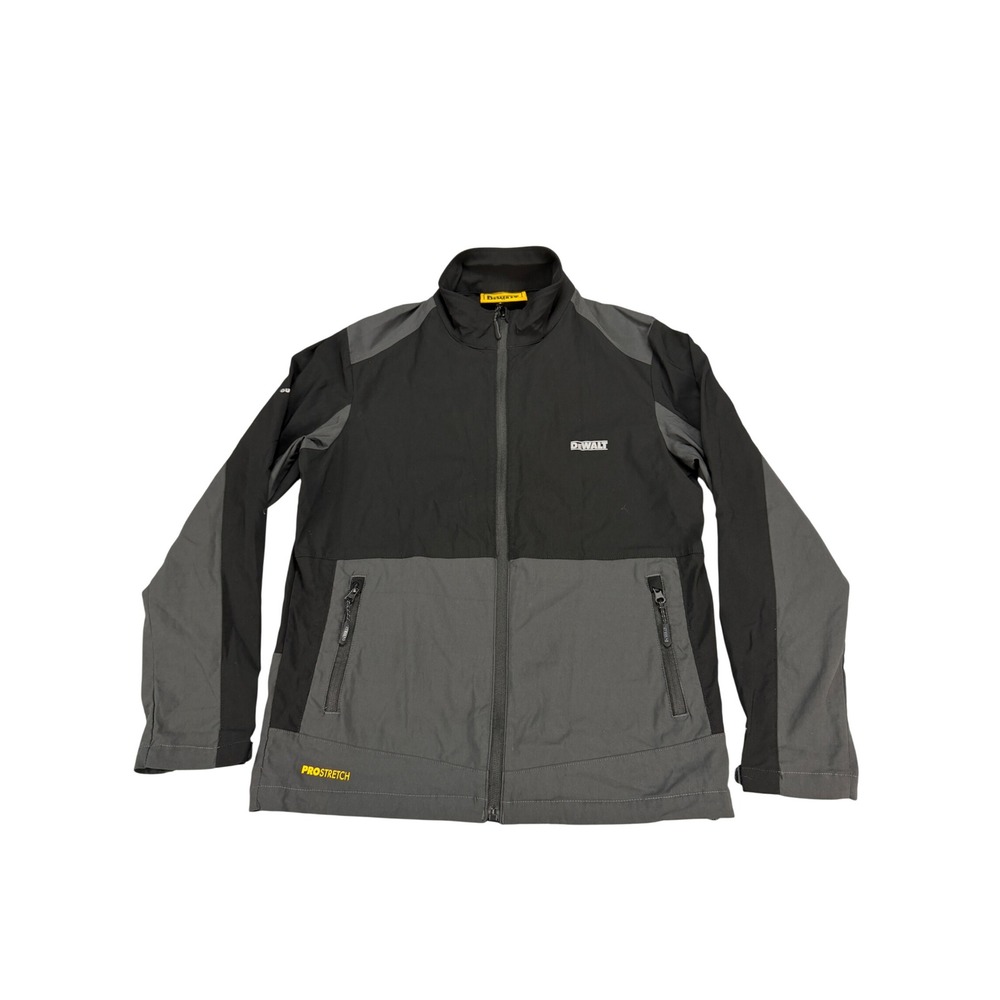Dewalt Clearwater Stretch Jacket Mens M Black Grey Water Resistant DXWW50175
